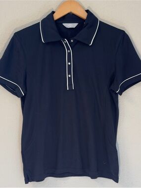 NWOT Callaway Apparel Women's Solid Performance Golf Polo Shirt Size L
